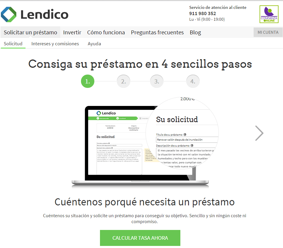 Lendico Como funcionan los prestamos